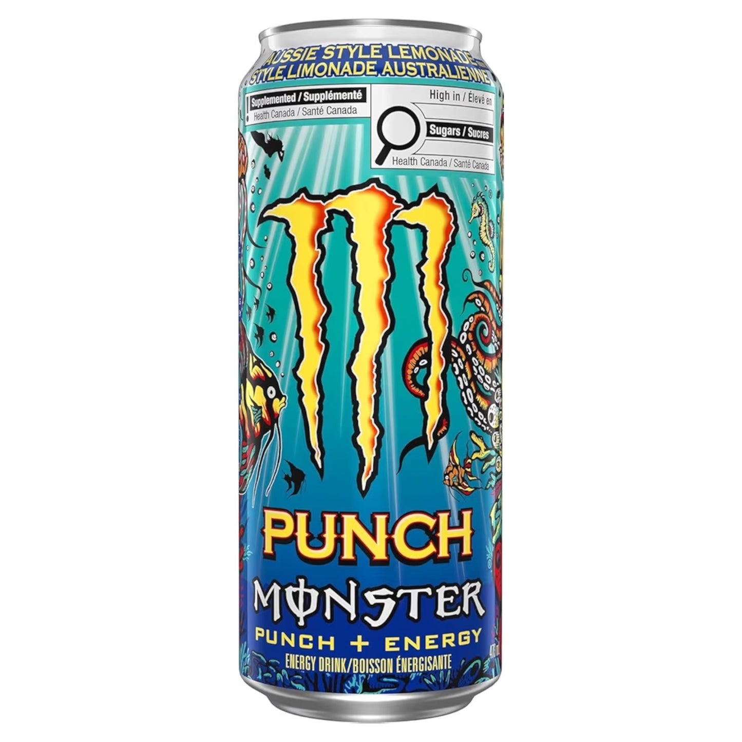 Monster Punch Energy Aussie Lemonade 473 mL