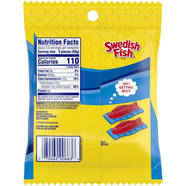 Gomitas Swedish Fish Original 102g