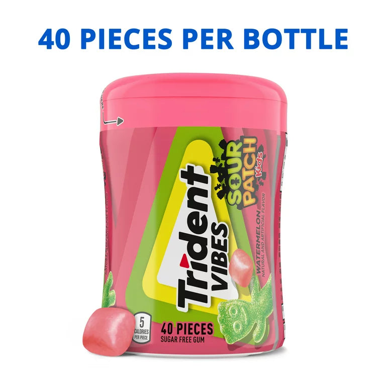 Chicles Trident Sour Patch Sandía x40 Unidades