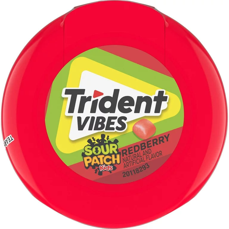 Chicles Trident Sour Patch Redberry x40 Unidades