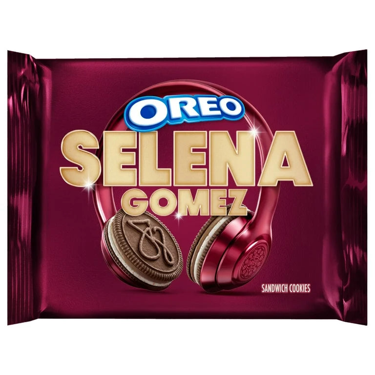 EDICIÓN LIMITADA: Oreo Cinnamon & Chocolate Selena Gomez Tamaño Grande 303g