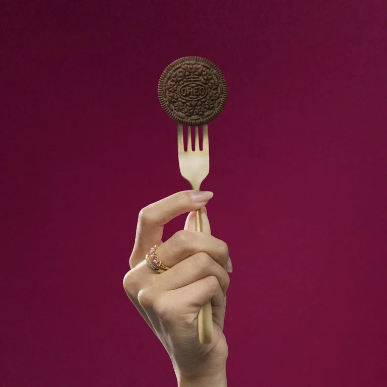 EDICIÓN LIMITADA: Oreo Cinnamon & Chocolate Selena Gomez Tamaño Grande 303g