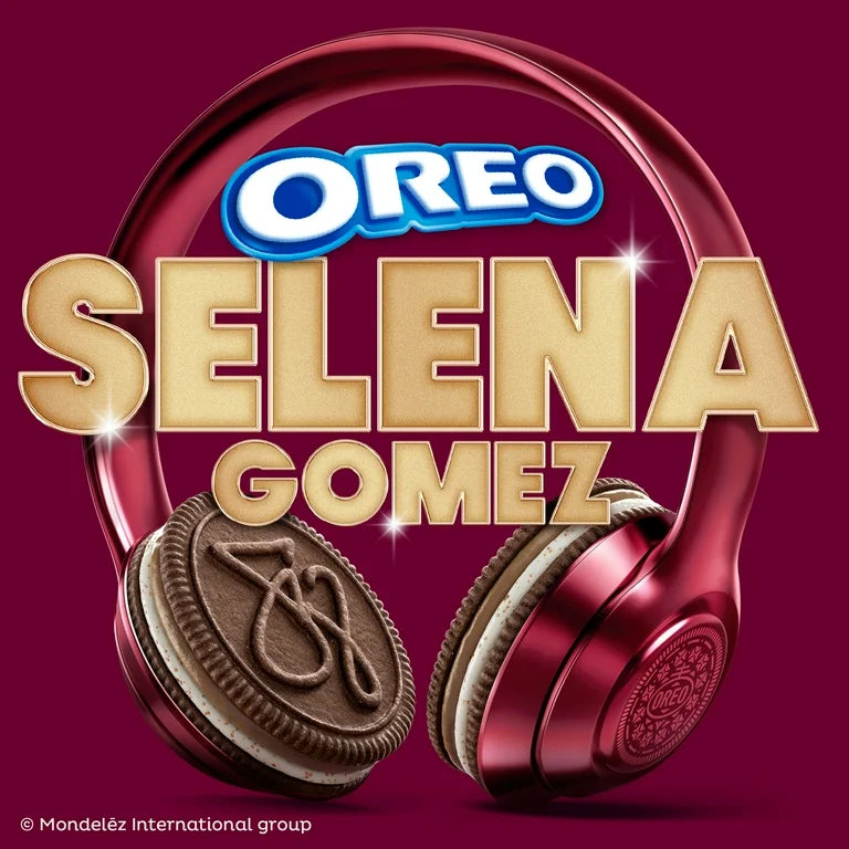 EDICIÓN LIMITADA: Oreo Cinnamon & Chocolate Selena Gomez Tamaño Grande 303g