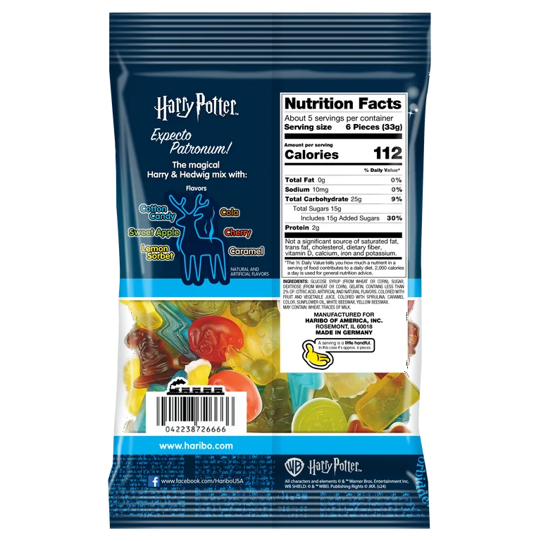 EDICIÓN LIMITADA: Haribo Harry Potter 179g