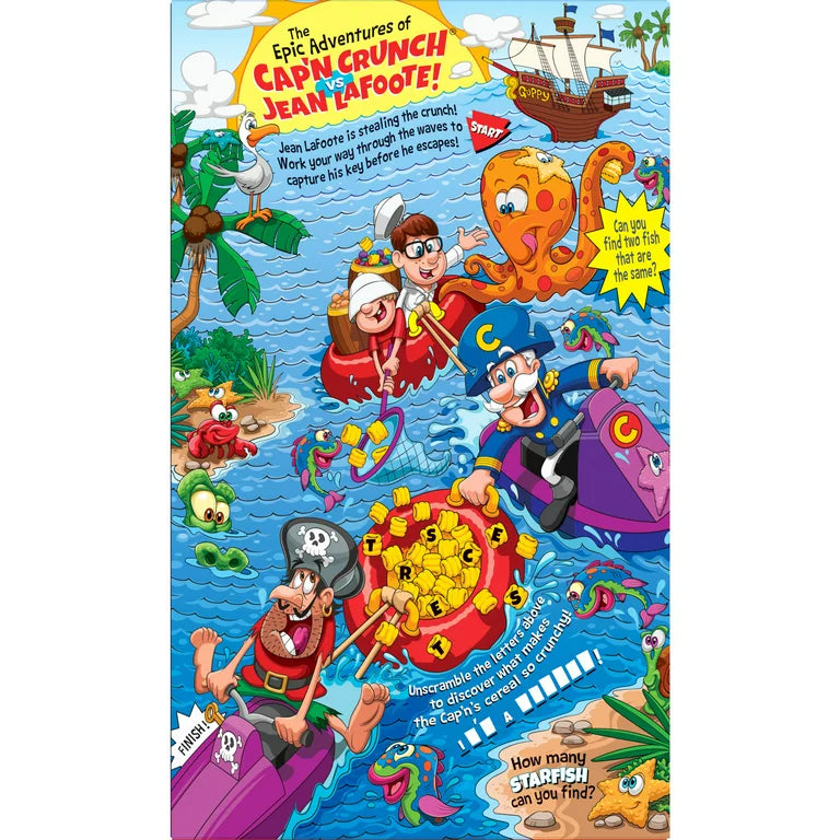 Cereal Capitan Crunch Tamaño Familiar 627g