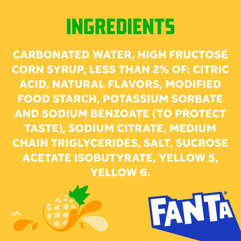 Fanta Sabor Piña 355 mL