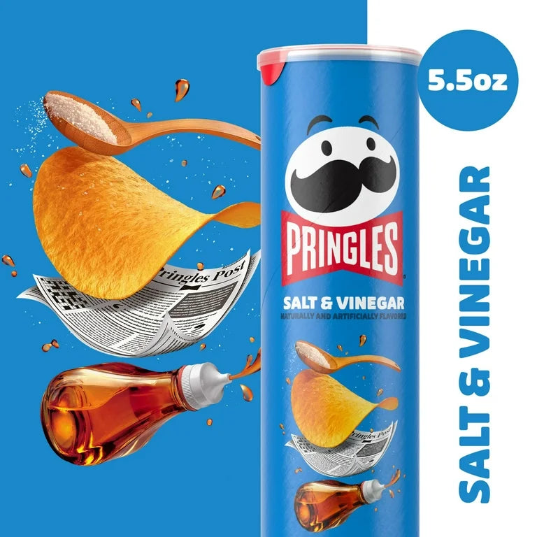 Pringles Sal y Vinagre 155g
