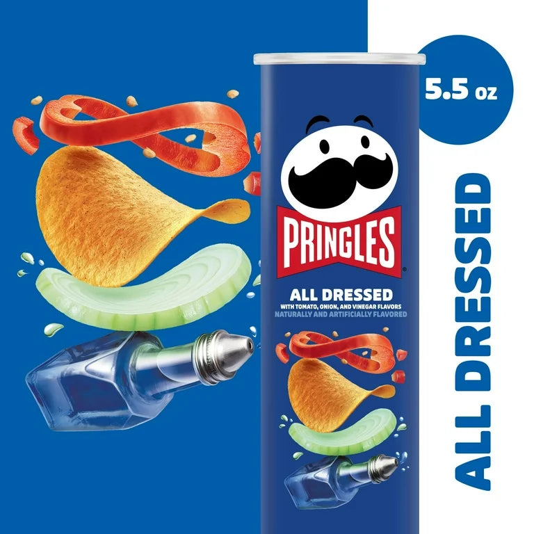 Pringles All Dressed Tomate, Cebolla y Vinagre 155g