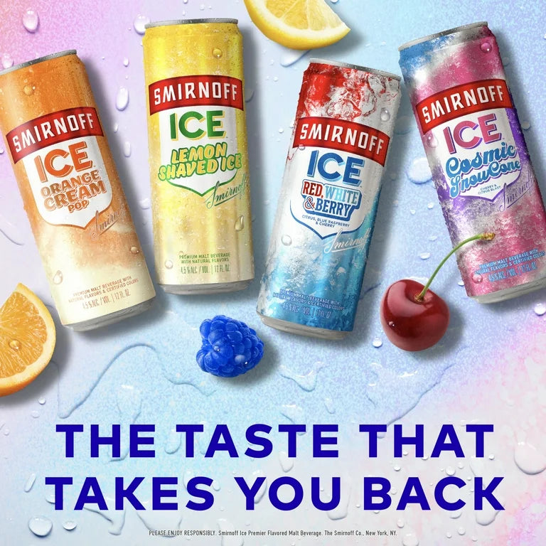 +18: Smirnoff Ice Sunny Days 355 mL x1 (Sabor a Elección)