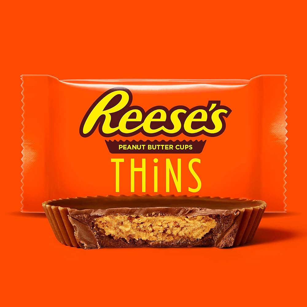 Reese’s Thins Chocolate + Mantequilla de Maní Tamaño Grande 208g
