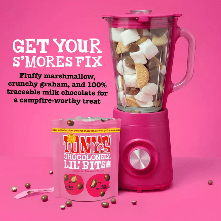 Chocolates Tony’s Chocolonely Lil’ Bits S’Mores 113g - NexoVerse