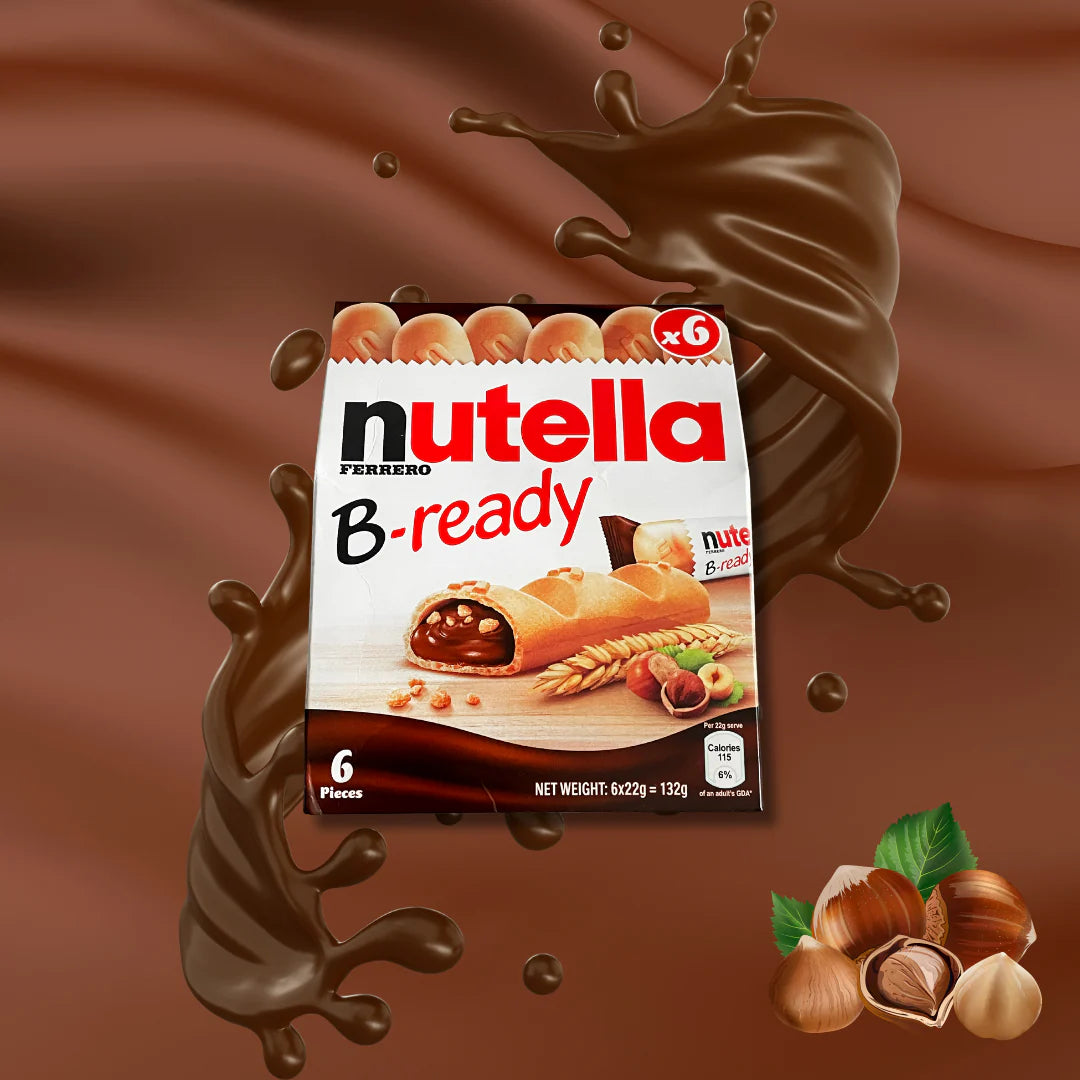 Nutella B-Ready x6 132g