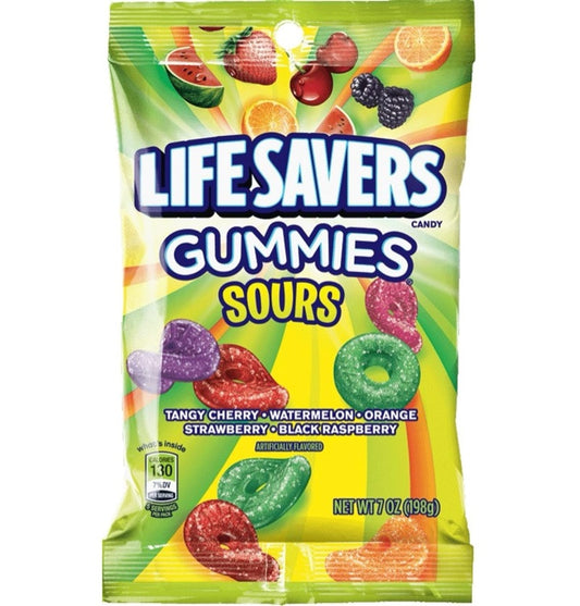 Gomitas Sours Lifesavers Grande 198g