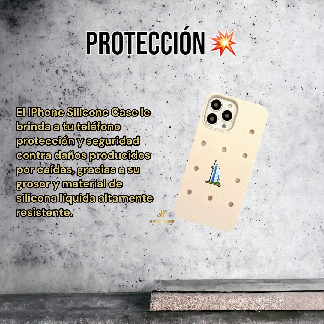 🤳iPhone Silicone Case de Protección Personalizable x 3 UND