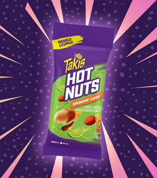 Takis Hot Nuts Limón y Chile