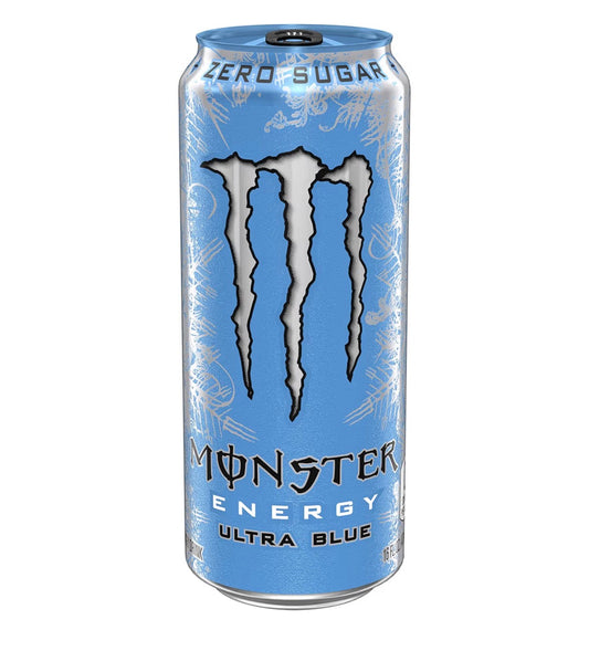 Monster Energy Ultra Blue Sin Azúcar 473 mL