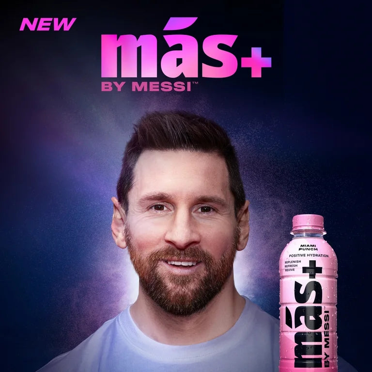 Hidratante Más+ By Messi Miami Punch 500 mL