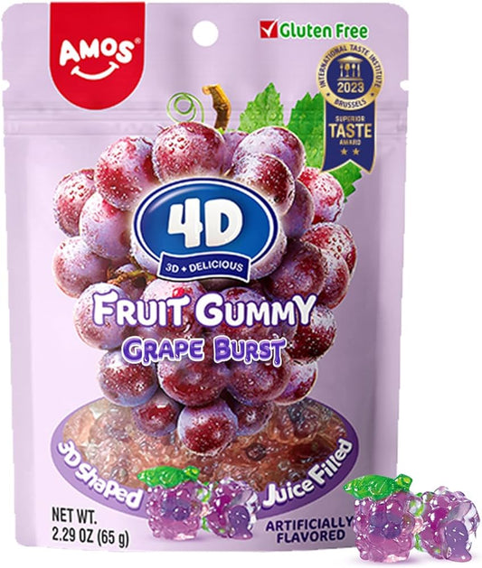 Gomitas de Uva 4D Amos 65g