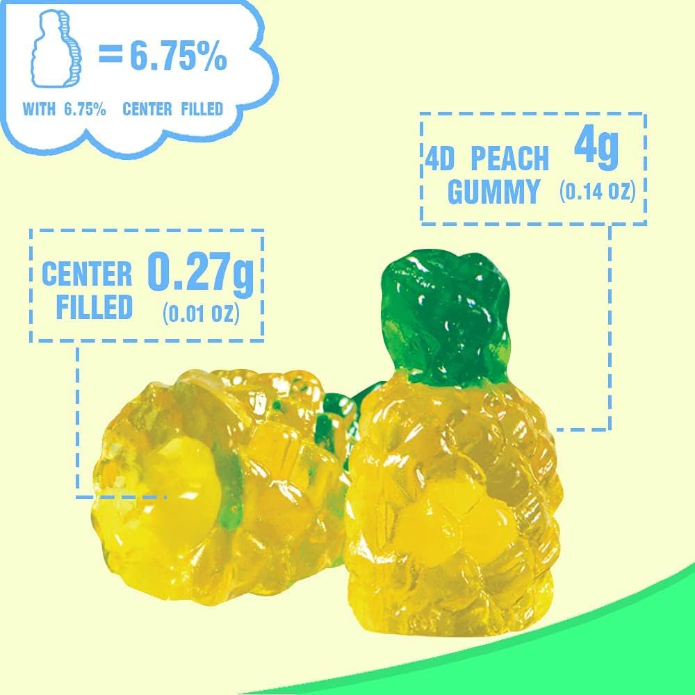 Gomitas de Piña Rellenas 4D Amos 65g