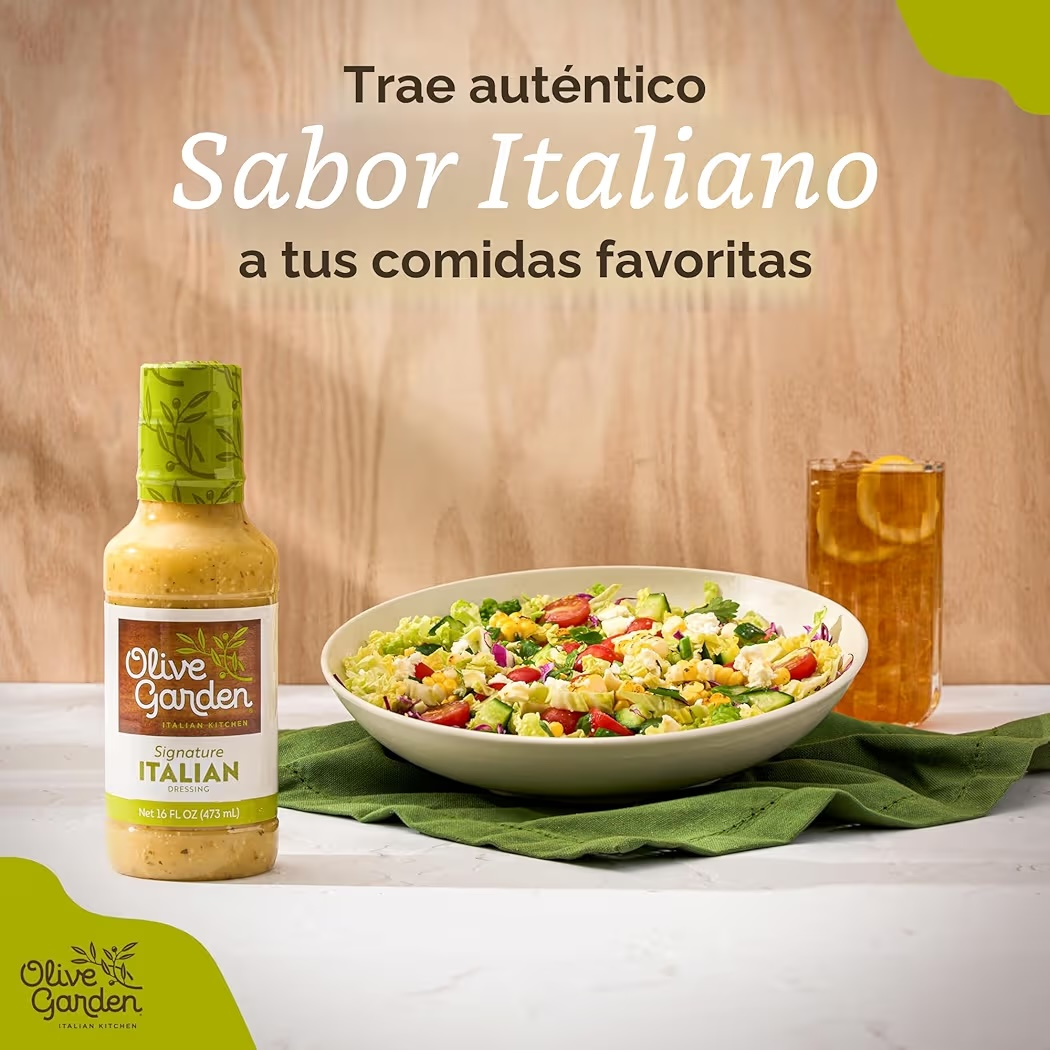 Aderezo Ensaladas Olive Garden Signature Italian 473 mL