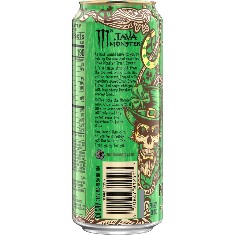 Java Monster Energy Crema Irlandesa 443 mL