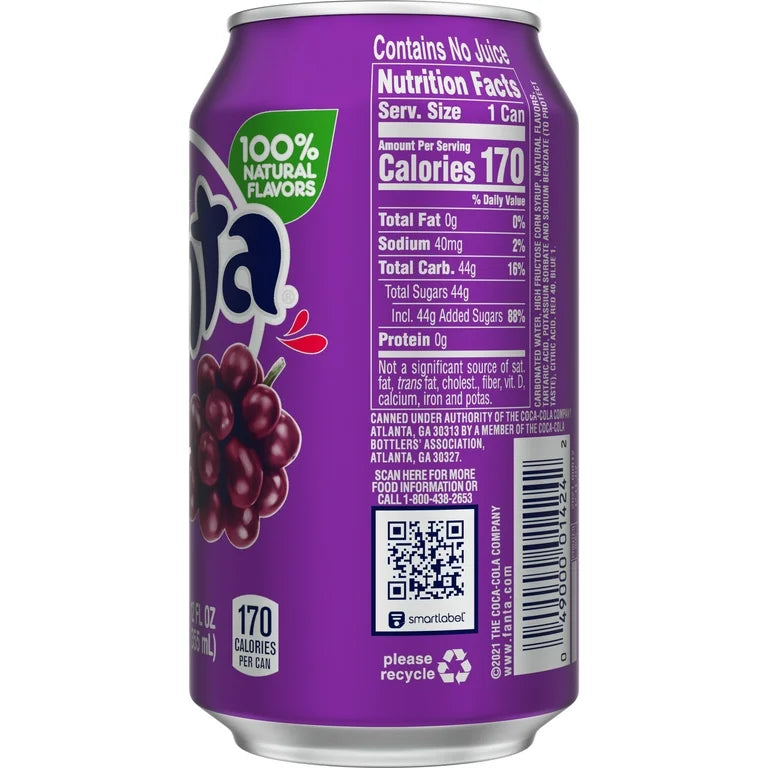 Fanta Sabor Uva 355 mL