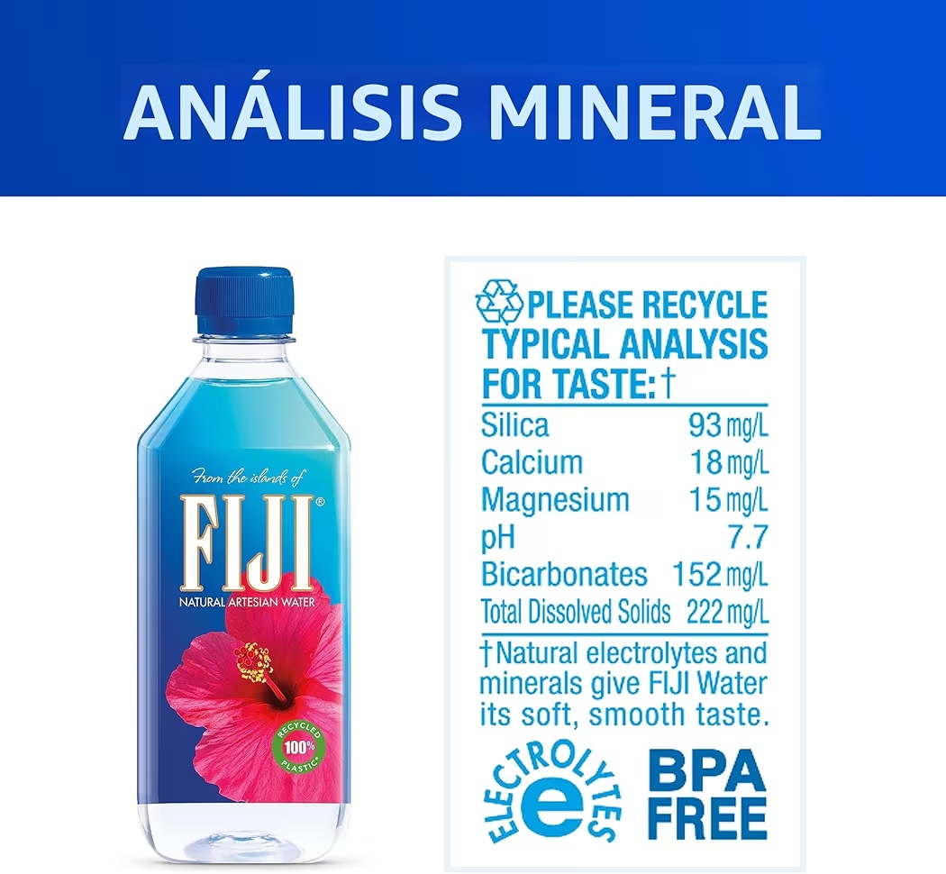 Agua Natural Artesiana Fiji 500 mL