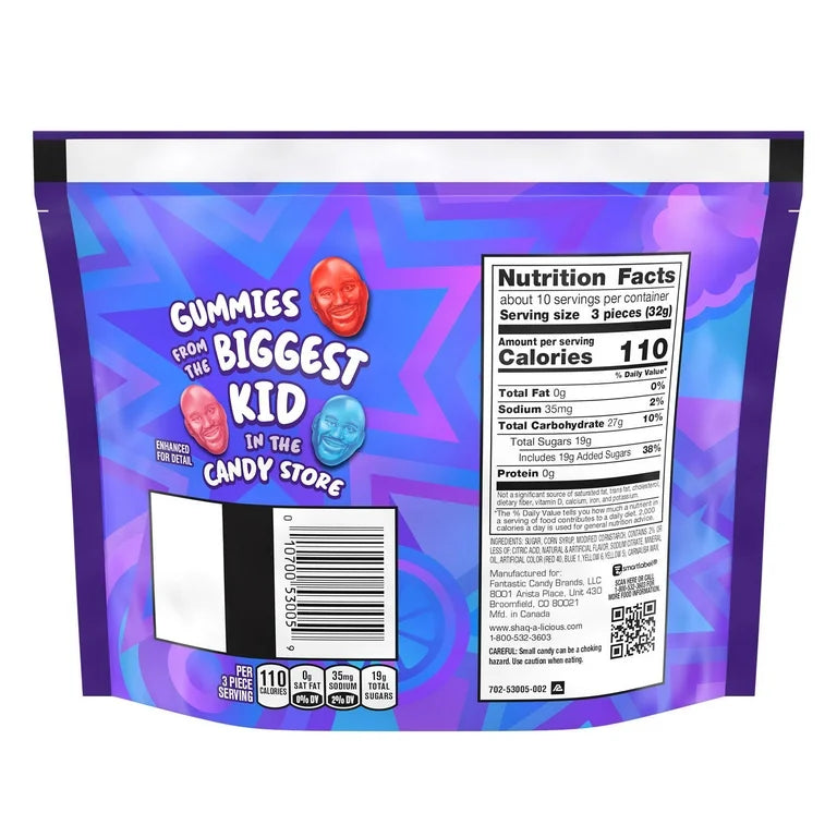 Gomitas Shaq-A-licious XL Grande 334g
