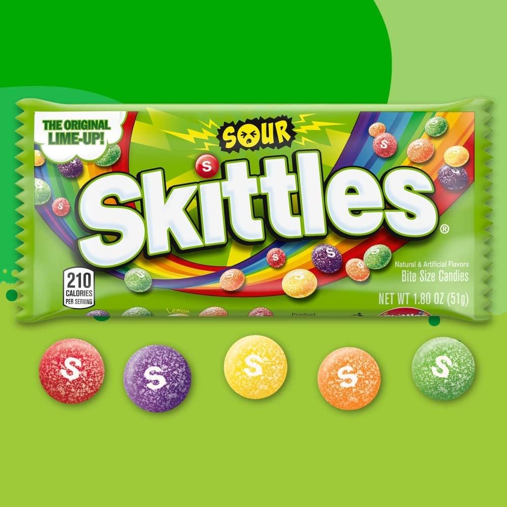 Skittles Sour Ácidos 51g