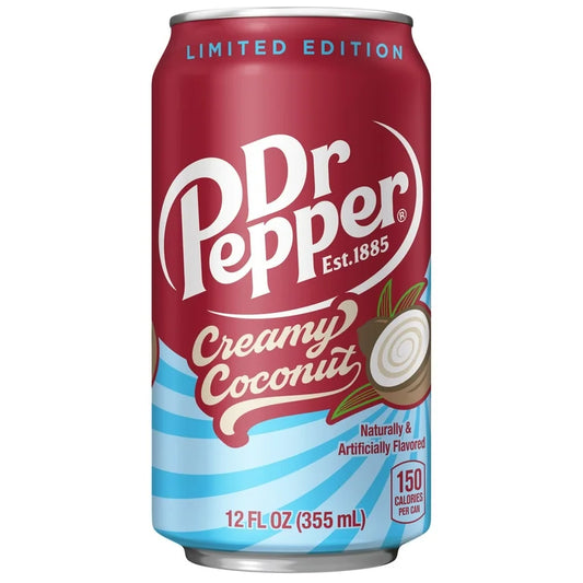 EDICIÓN LIMITADA: Dr Pepper Creamy Coconut 355 mL