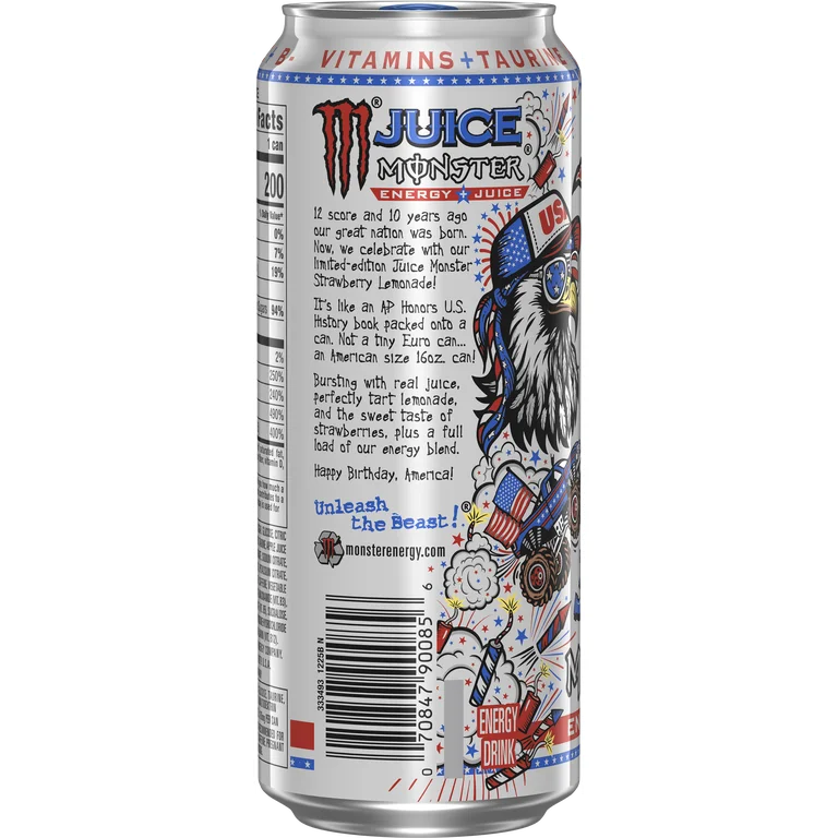 Monster Energy Juice Strawberry Lemonade 473 mL