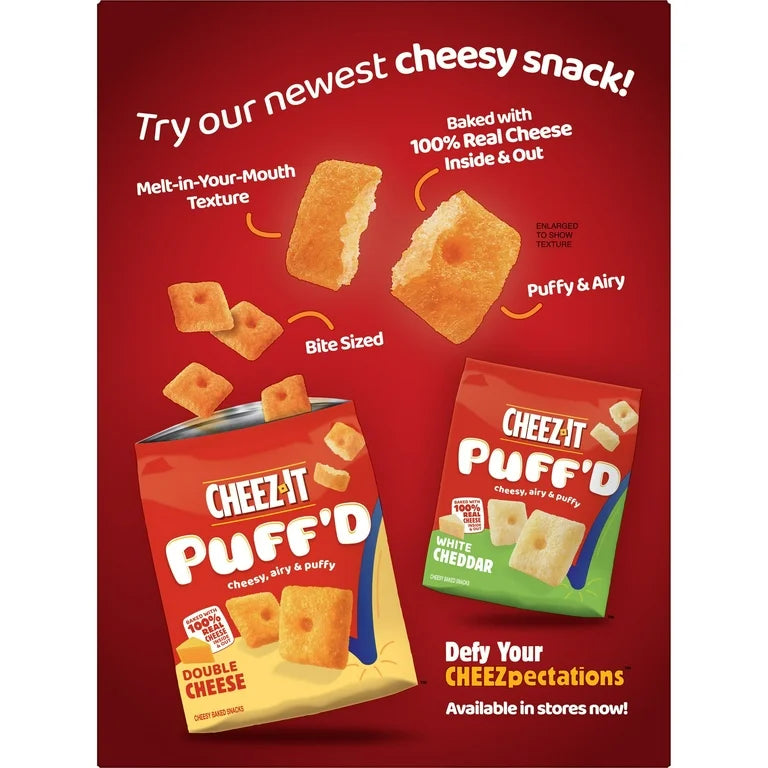 Snack Cheez-It Cheddar Jack Tamaño Grande 350g