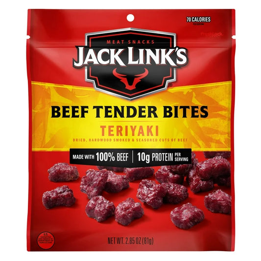 Jack Link’s Beef Jerky Teriyaki 10g Proteína 81g