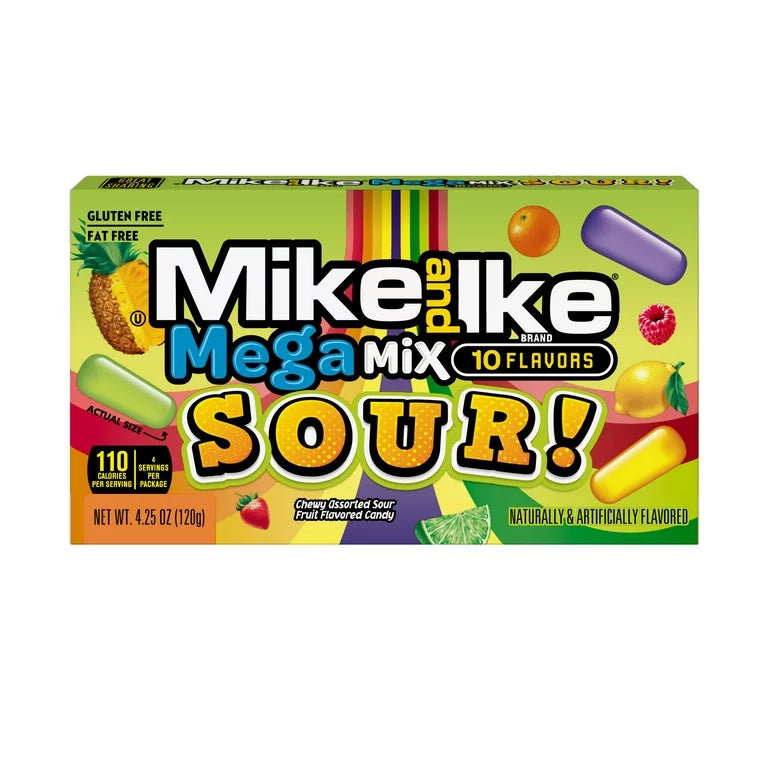 Dulces Frutales Mike and Ike Sour 141g