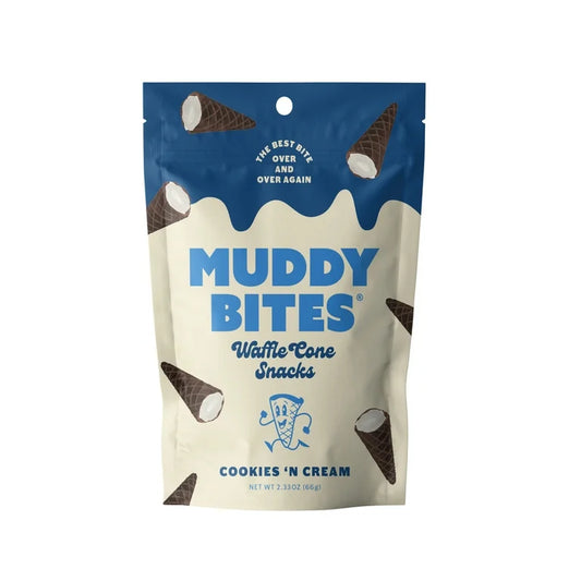 Mini Conos Rellenos Muddy Bites Cookies and Cream 66g