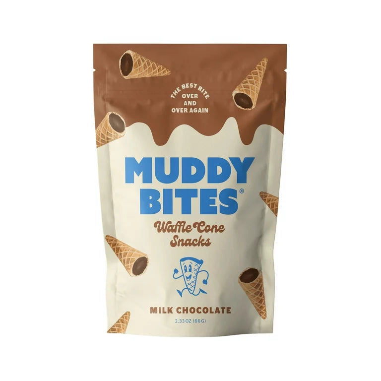 Mini Conos Rellenos Muddy Bites Chocolate 66g