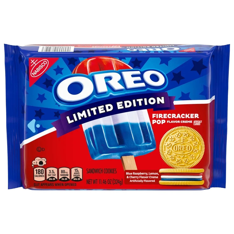 EDICIÓN LIMITADA: Oreo Firecracker Pop Tamaño Grande 324g