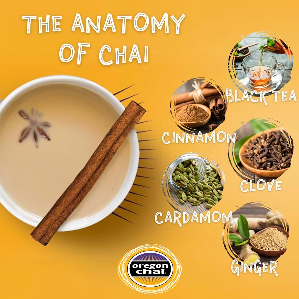 Té Chai Oregon Chai Original Tamaño Grande 1.36 Kg