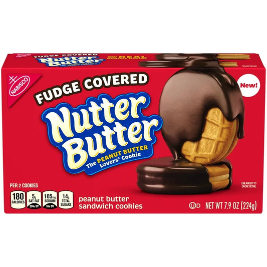 Galletas Nutter Butter Mantequilla de Maní + Chocolate Tamaño Grande 224g