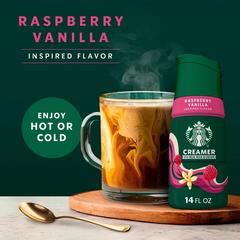 Crema Café Starbucks Creamer Frambuesa & Vainilla 414 mL
