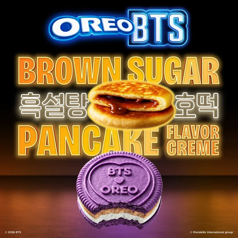 EDICIÓN LIMITADA: Oreo BTS Brown Sugar Pancake Tamaño Grande 303g