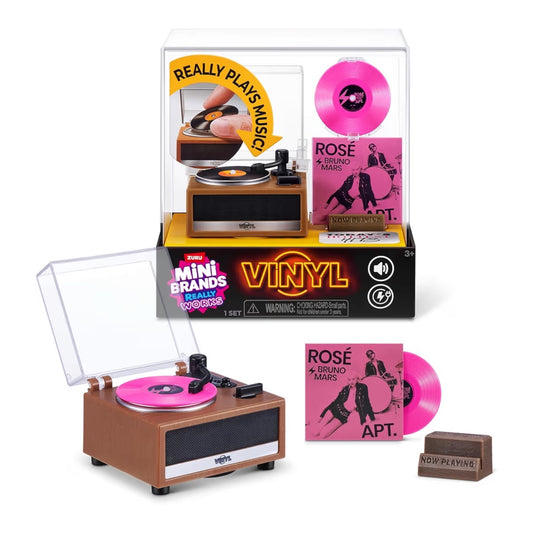 Mini Reproductor Vynil Colección Zuru Mini Brands Really Works