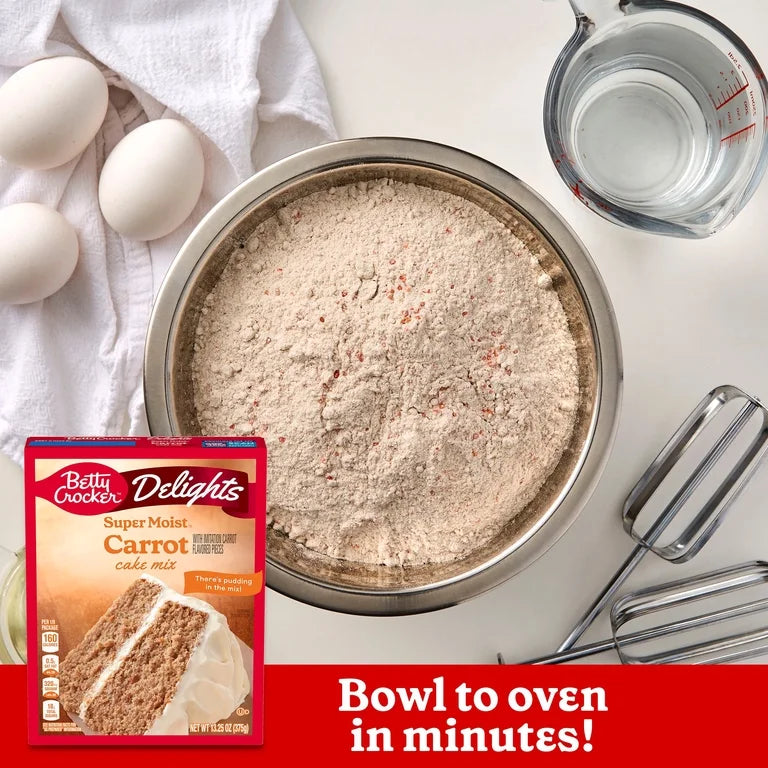 Premezcla Betty Crocker Super Moist Carrot Cake Mix 375g