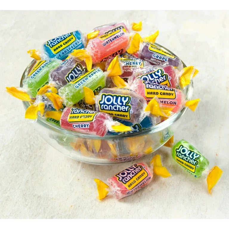 Caramelos Duros Jolly Rancher Surtidos de Frutas Tamaño Grande 396g