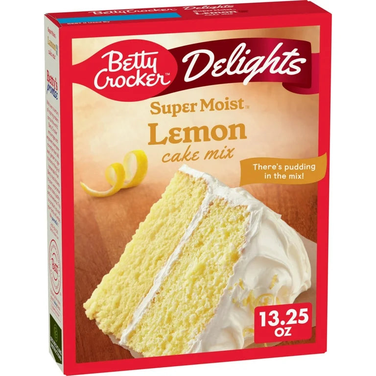 Premezcla Betty Crocker Super Moist Lemon Cake Mix 375g
