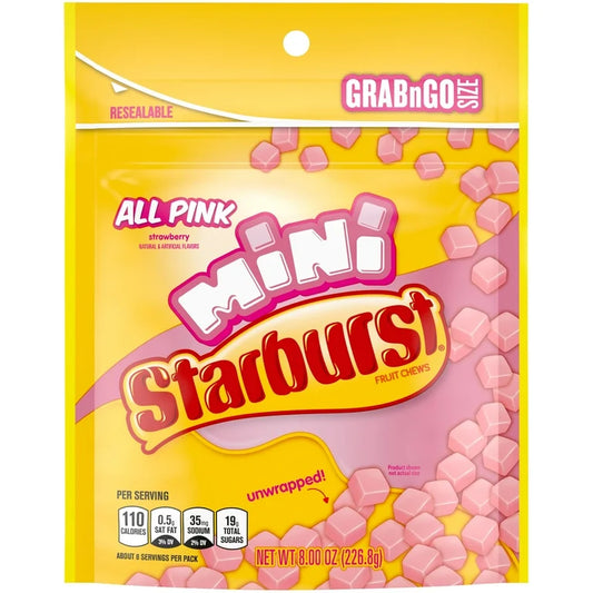 Starbust Minis All Pink Tamaño Grande 226g