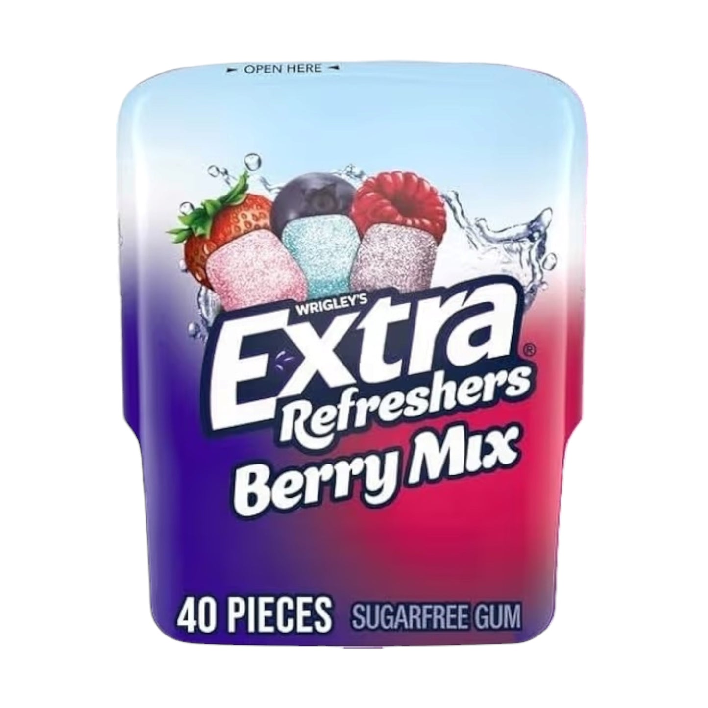 Chicles Wrigley’s Extra Refreshers Sin Azúcar Berry Mix x40 Unidades