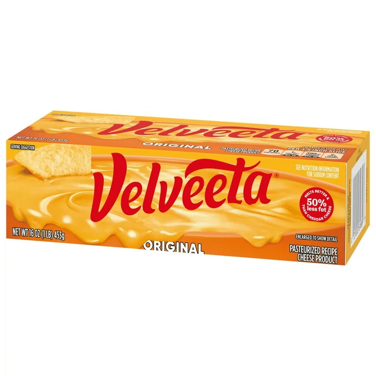 Queso Velveeta Receta Pasteurizada Original 453g