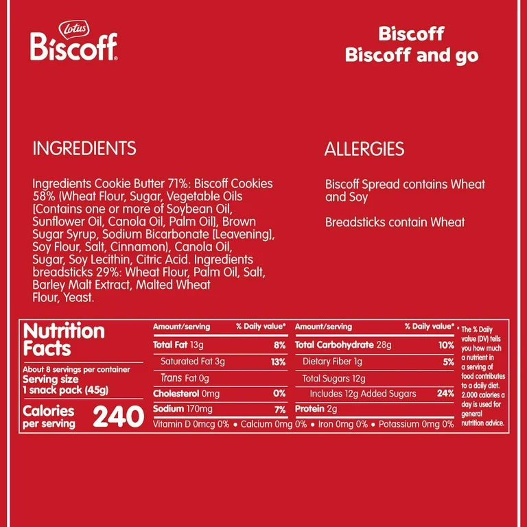 Biscoff & Go Snack Individual