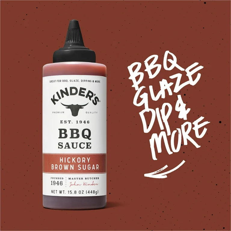 Salsa Kinder’s BBQ Hickory Brown Sugar 448g